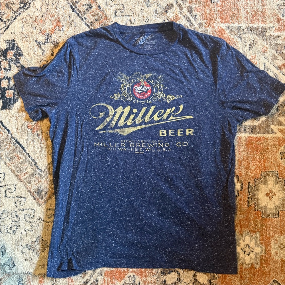 Vintage Style Miller Beer Tee